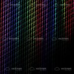 Colorful Binary Code Background